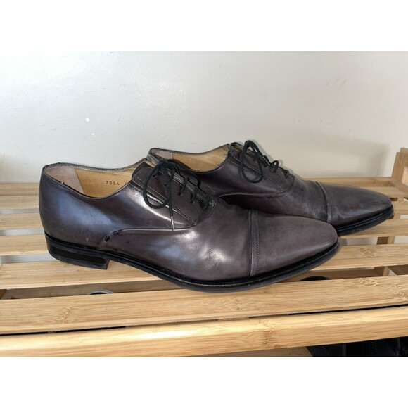 Antonio Maurizi Brown Leather  Split Toe Oxfords‎ Shoes Size 42 Excellent main image 2